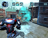mszkls - Proto Bat Bot Battle for Gotham City